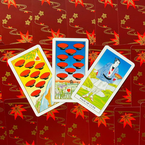 Ukiyoe Tarot Cards Deck Stuart R. Kaplan Esoteric Telling US Games Systems Uk78