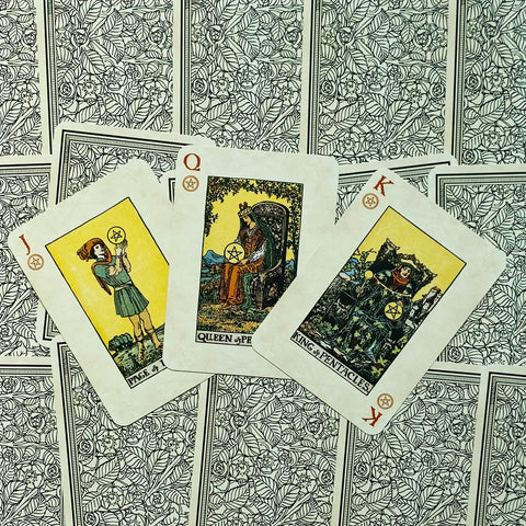 Rider-Waite Tarot Poker Playing Cards Deck with Guidebook by US Games