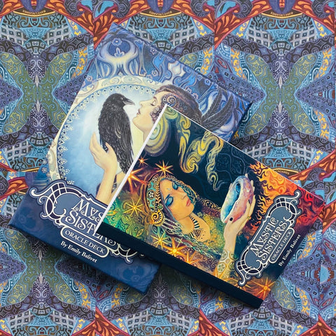 Mystic Sisters Oracle Deck 51 Cards by Emily Balivet US Games