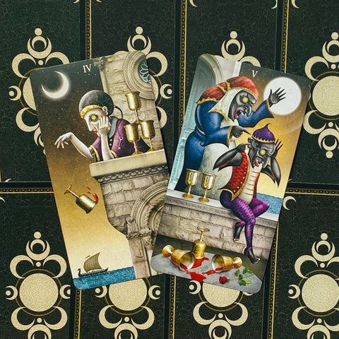 Deviant Moon Borderless Edition Tarot Cards P. Valenza US Games Systems Bdm78