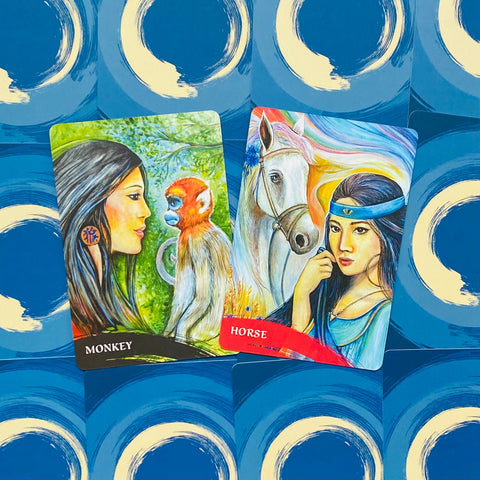The Zen Of Animals Oracle Cards Natural Wisdom Pamela Matthews Blue Angel Zen36