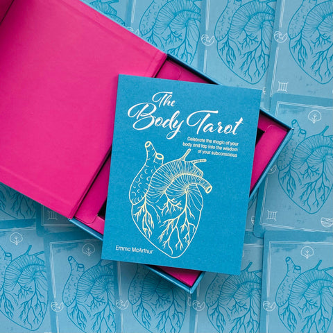 The Body Tarot Cards & Full Guidebook Cico Books By Emma Mcarthur Anatomic NEW