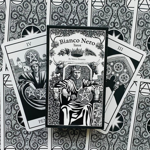 Bianco Nero Tarot Cards Deck Black & White Marco Proletto US Games Systems Bn78