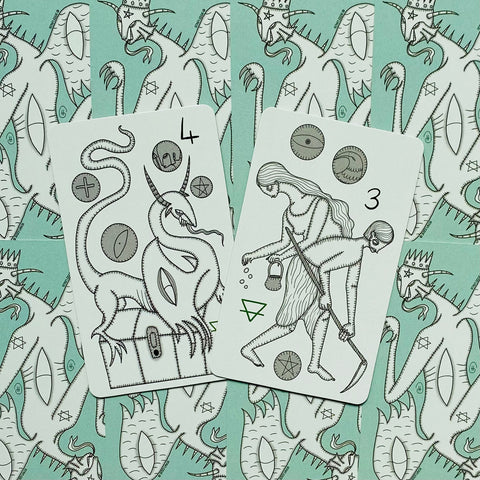 Medieval Mischief Tarot Cards Deck US Games Systems By Riccardo Gil Ferraro NEW