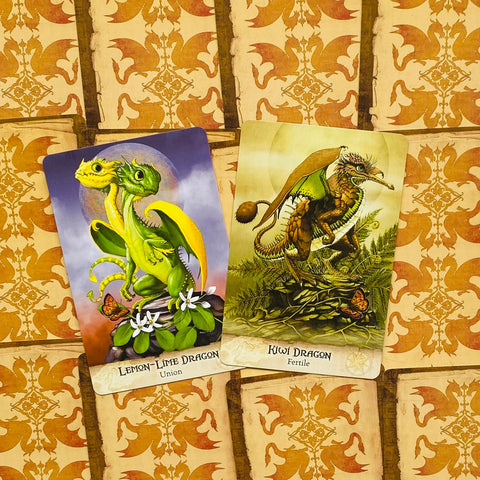 Field Guide to Garden Dragons Oracle Cards Deck & Book Set US Games