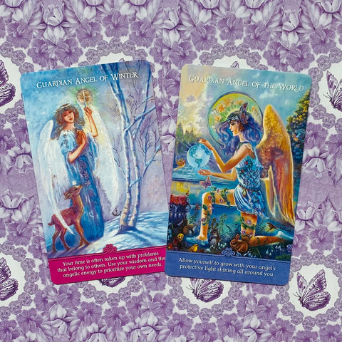 Inspirational Wisdom from Angels & Fairies Oracle Card Deck US Games