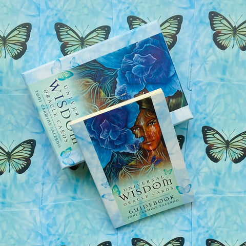 Universal Wisdom Oracle Deck Cards Esoteric Fortune Telling Blue Angel NEW