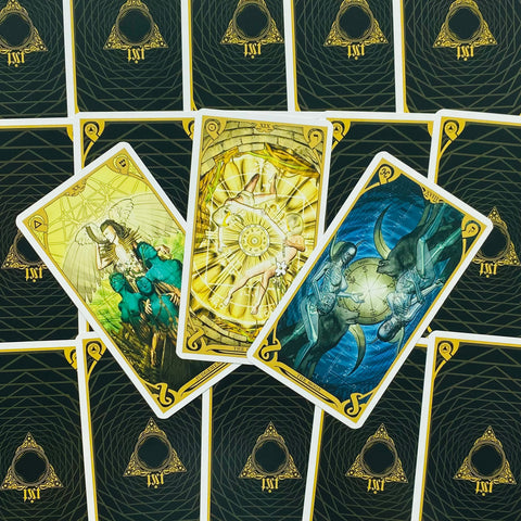 Night Sun Tarot Deck by Lo Scarabeo 78 Cards Esoteric Fortune Telling
