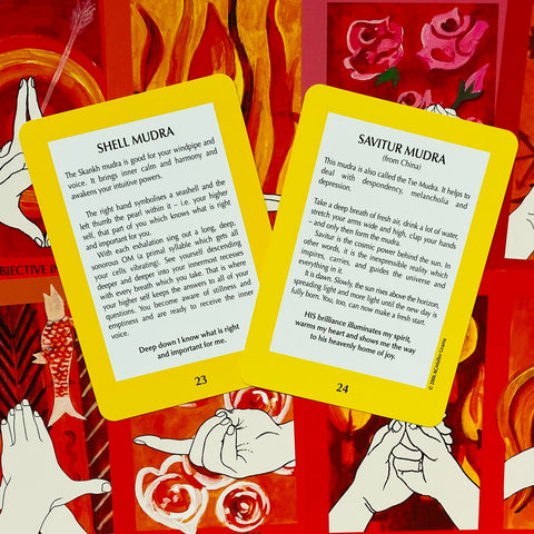 Mudras For Body, Mind & Spirit Cards Deck Esoteric Gertrud Hirschi Agm NEW