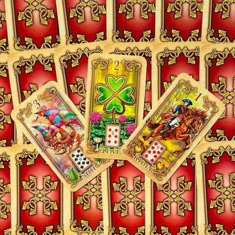 Lustrous Lenormand Oracle Cards Deck Llewellyn By Ciro Marchetti Divination NEW