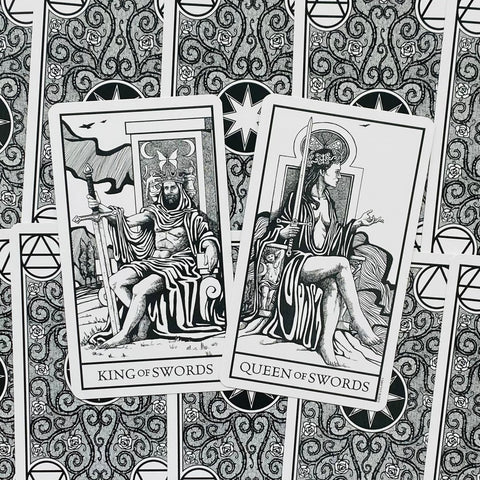 Bianco Nero Black & White Tarot Deck 80 Cards by US Games