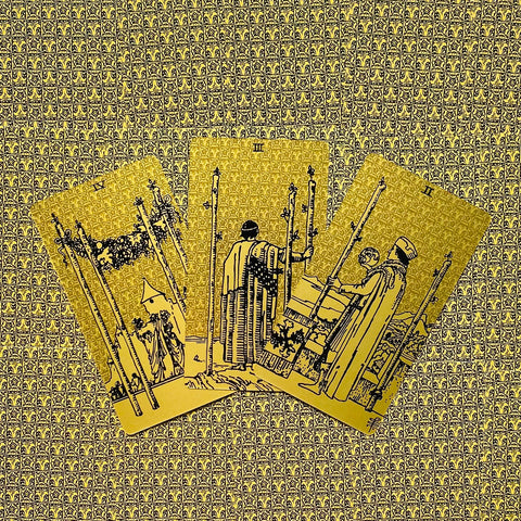 Tarot Black and Gold Edition Cards Lo Scarabeo