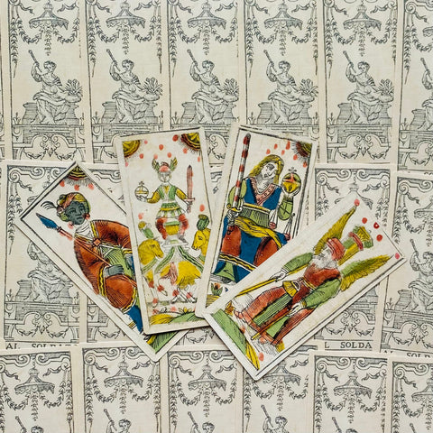 Tarocchino Al Soldato Tarot Cards Deck Limited Edition Lo Scarabeo Bologna NEW