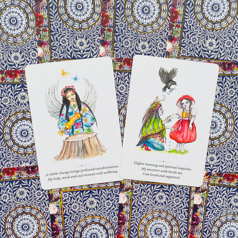 Oracle of the Wylder Ones Tarot Cards Deck by Sharon McLeod Blue Angel