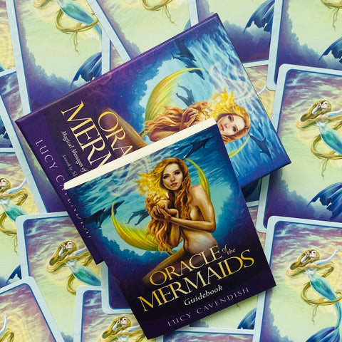 Oracle of the Mermaids Tarot Oracle Cards Deck with Guidebook by Blue Angel