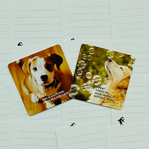 Pup Notes Dog Inspiration Cards Deck by U.S. Games Systems, 60 Cards