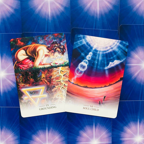 Lightworker Oracle Tarot Deck by Blue Angel 44 Cards & Guidebook