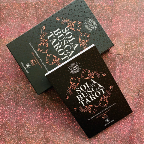 Sola Busca Tarot Cards Deck Lo Scarabeo Museum Quality Line Divination Sp08