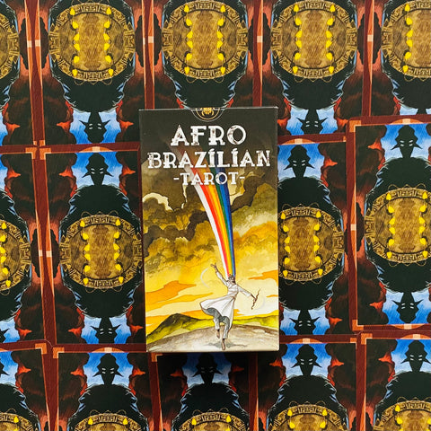 Afro-Brasilian Tarot Deck Cards Santana Esoteric Fortune Lo Scarabeo Ex124