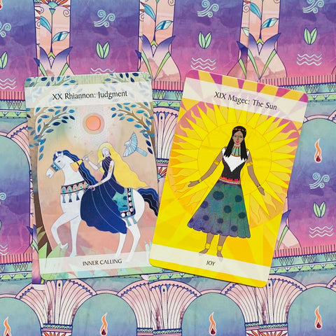 The Mythic Goddess Tarot Cards Deck & Book Cico Books Jayne Wallace Esoteric NEW