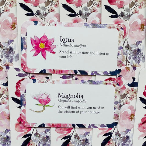 Flower Petals 40-Card Inspirational Mini Oracle Deck by US Games