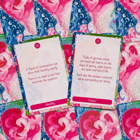 Heart Songs Inspirational Cards Pink Deck Lena Matheas Animal Dreaming Ad15