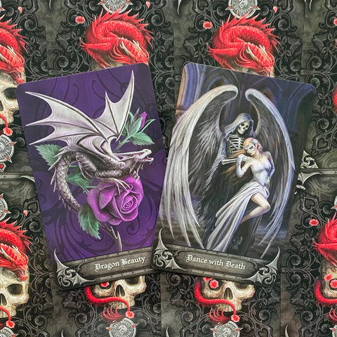 Anne Stokes Gothic Oracle Tarot Cards Deck & Guidebook Set by US Games