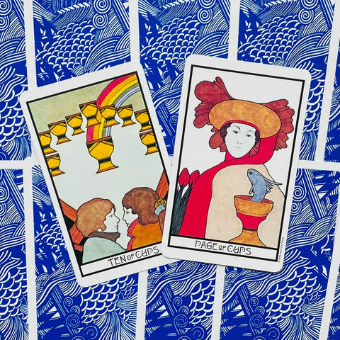 Aquarian Tarot Deck in Tin by David Palladini 78 Cards US Games