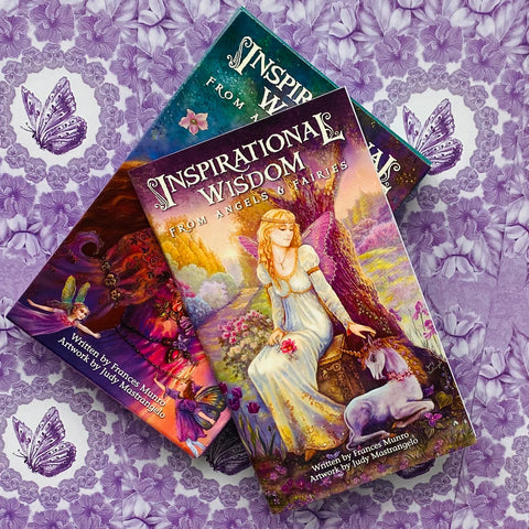 Inspirational Wisdom from Angels & Fairies Oracle Card Deck US Games