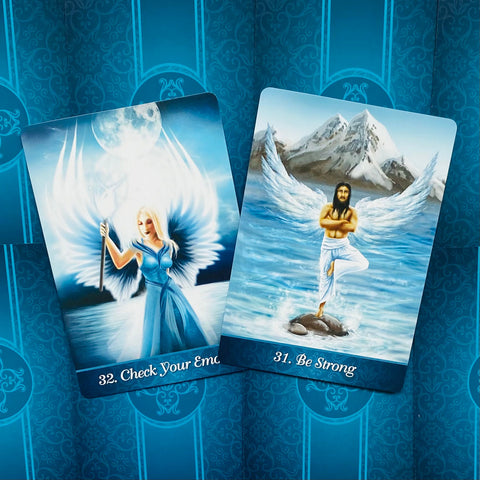 Angel Inspiration Oracle Deck by Kim Dreyer, 44 Cards, US Games Systems