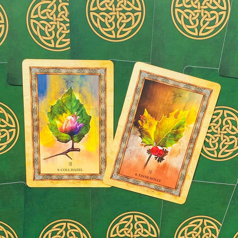 Celtic Tree Oracle cards Blue Angel