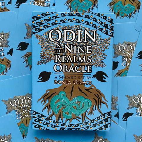 Odin And The Nine Realms Oracle Cards Deck & Guidebook With Bag