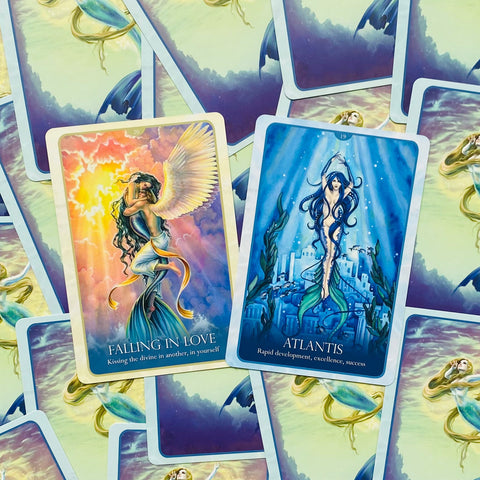 Oracle of the Mermaids Tarot Oracle Cards Deck with Guidebook by Blue Angel