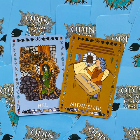 Odin And The Nine Realms Oracle Cards Deck & Guidebook With Bag
