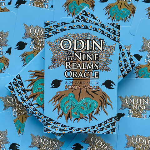 Odin And The Nine Realms Oracle Cards Deck & Guidebook With Bag