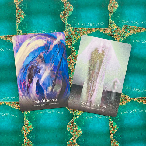 Great Eastern Oracle Cards Deck by Rassouli Blue Angel 44 Card Set