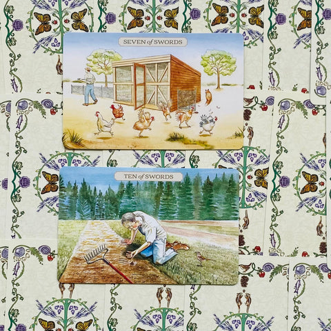 Pastoral Tarot Cards Deck & Book Set With Linen Pouch US Games Systems NEW