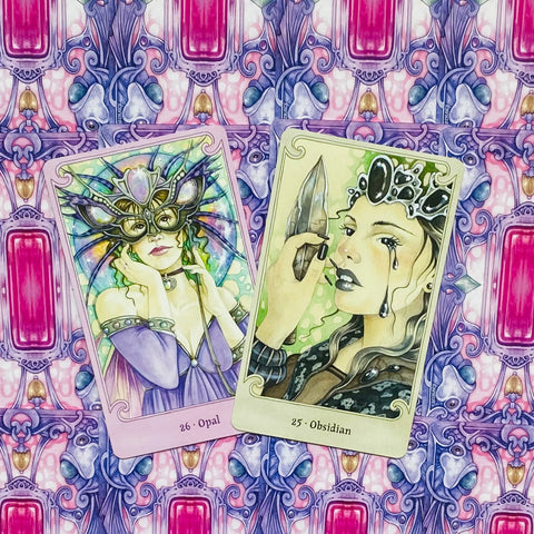 Fairy Gems Crystal Oracle Deck & Guidebook Set by US Games Systems