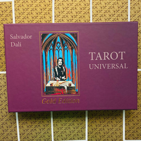 Salvador Dali Tarot Universal: Gold Edition Hardcover Cold Cut J. Fiebig Agm NEW