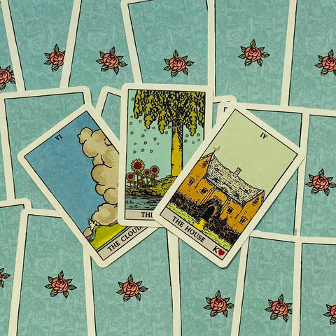 Pixie Astounding Lenormand 36-Card Deck in Tin with Guidebook US Games