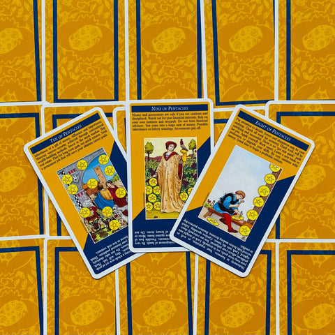 Quick & Easy Tarot Deck 78 Cards with Meanings, Beginner Set US Games