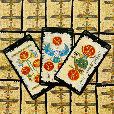 Egyptian Tarot Deck 78 Cards by Lo Scarabeo Esoteric Fortune Telling