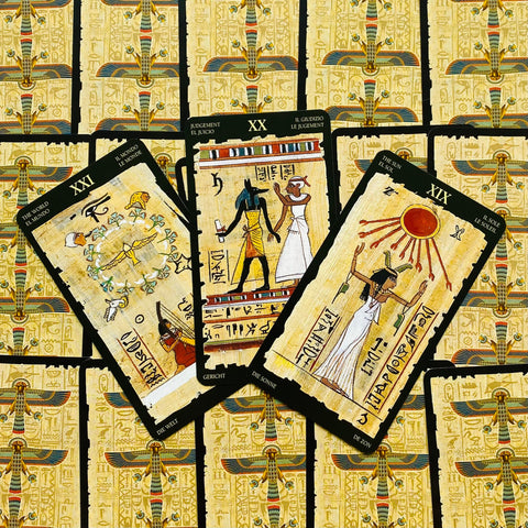 Egyptian Tarot Deck 78 Cards by Lo Scarabeo Esoteric Fortune Telling