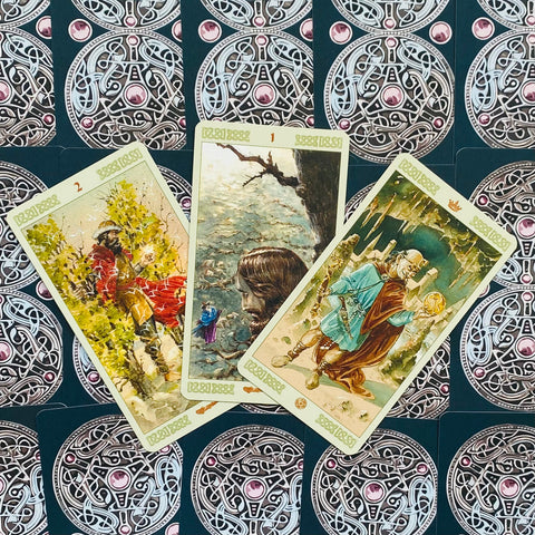 Vikings Tarot Deck Cards Esoteric Fortune Telling Lo Scarabeo NEW