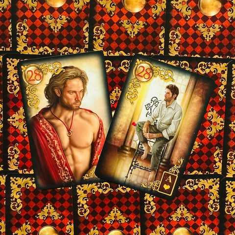 Gilded Reverie Lenormand Expanded Edition Oracle Deck 47 Cards US Games