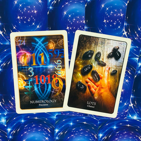 Divination of the Ancients Oracle Tarot 45 Card Deck Blue Angel New