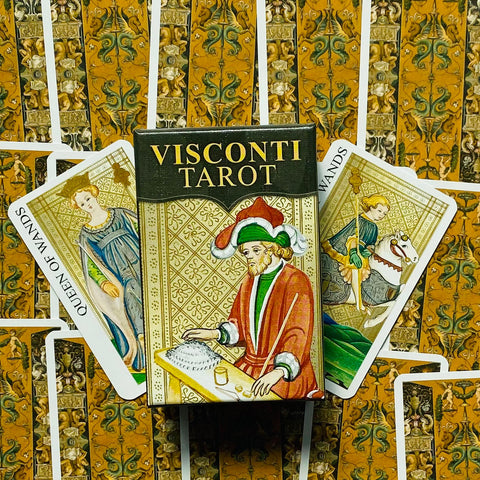 Visconti Mini Tarot Cards Deck Lo Scarabeo Atanas Atanassov Full Cards Deck NEW