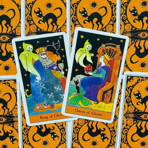 Halloween Tarot Deck in Tin by Kipling West 78 Cards US Games Systems
