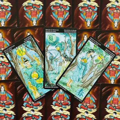 Manga Tarot Deck Cards Lazzarini Esoteric Fortune Telling Lo Scarabeo NEW