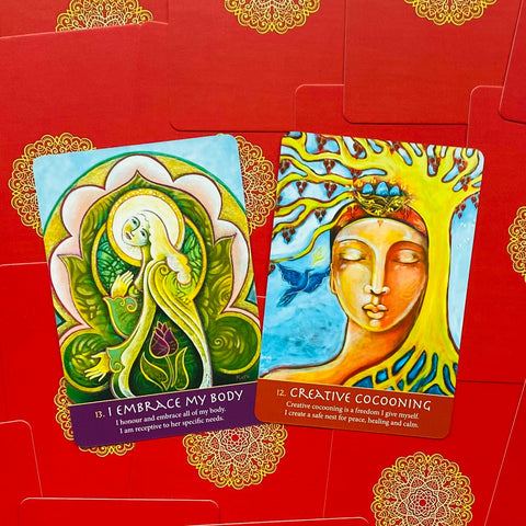 Soulful Woman Guidance Cards Deck Original Blue Angel Fortune Telling Magic NEW